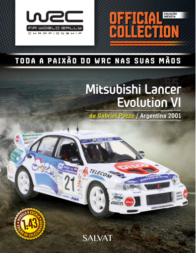 Mitsubishi Lancer Evolution VI 2001 WRC Nº 45
