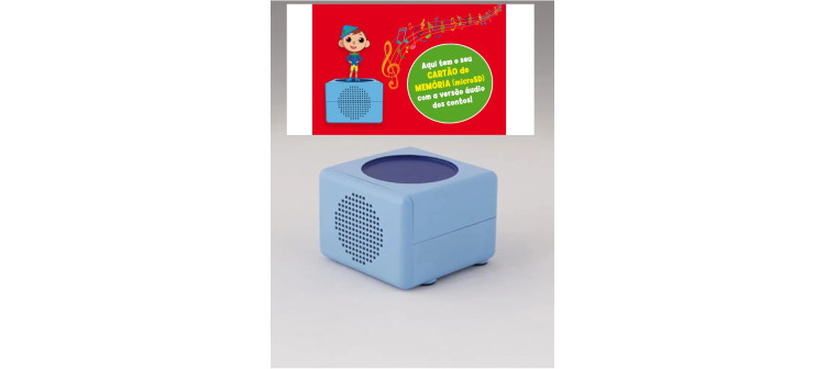 O conto de os Três Porquinhos + cartão SD e alto-falante