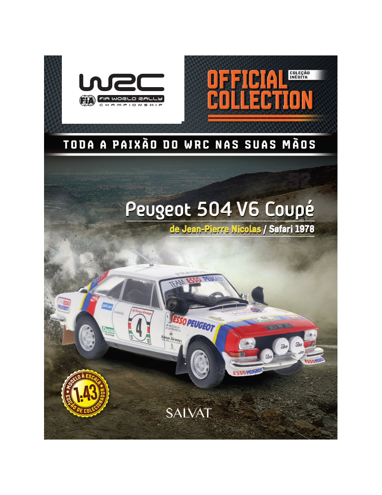 Peugeot 504 V6 Coupé 1978 WRC Nº 77