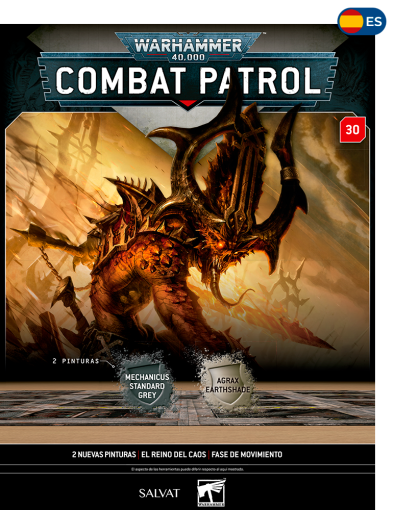 2 tintas (Mechanicus Standard Grey, Agrax Earthshade)