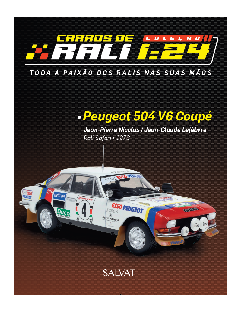 Peugeot 504 V6 Coupé / Jean-Pierre Nicolas - Jean-Claude Lefèbvre