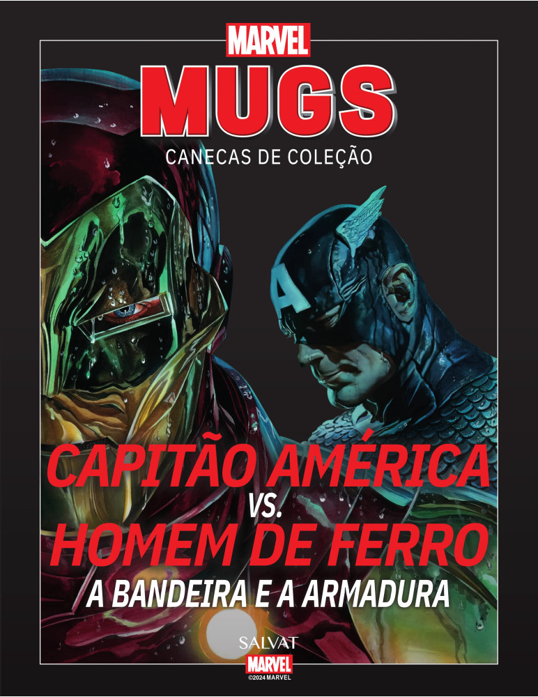 Nº 29 Caneca Capitão américa vs. Homem de ferro