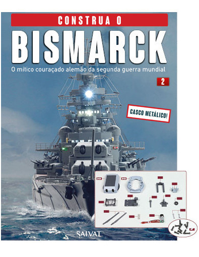 Nº 2 A torre de tiro dianteira de 38 cm