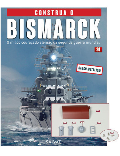Nº 30 Uma secção do casco e um posto de comando dos canhões antiaéreos