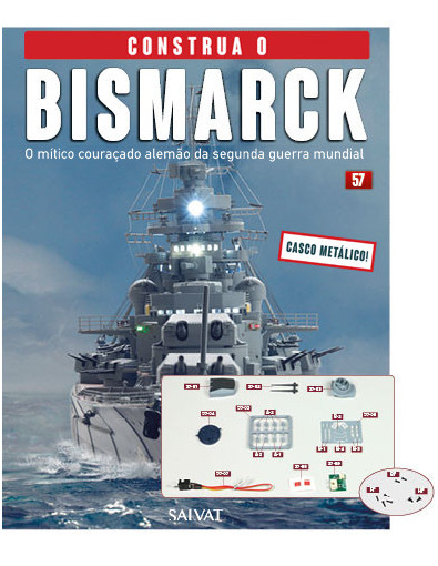 Nº 57 Torre de artilharia + placa de circuitos